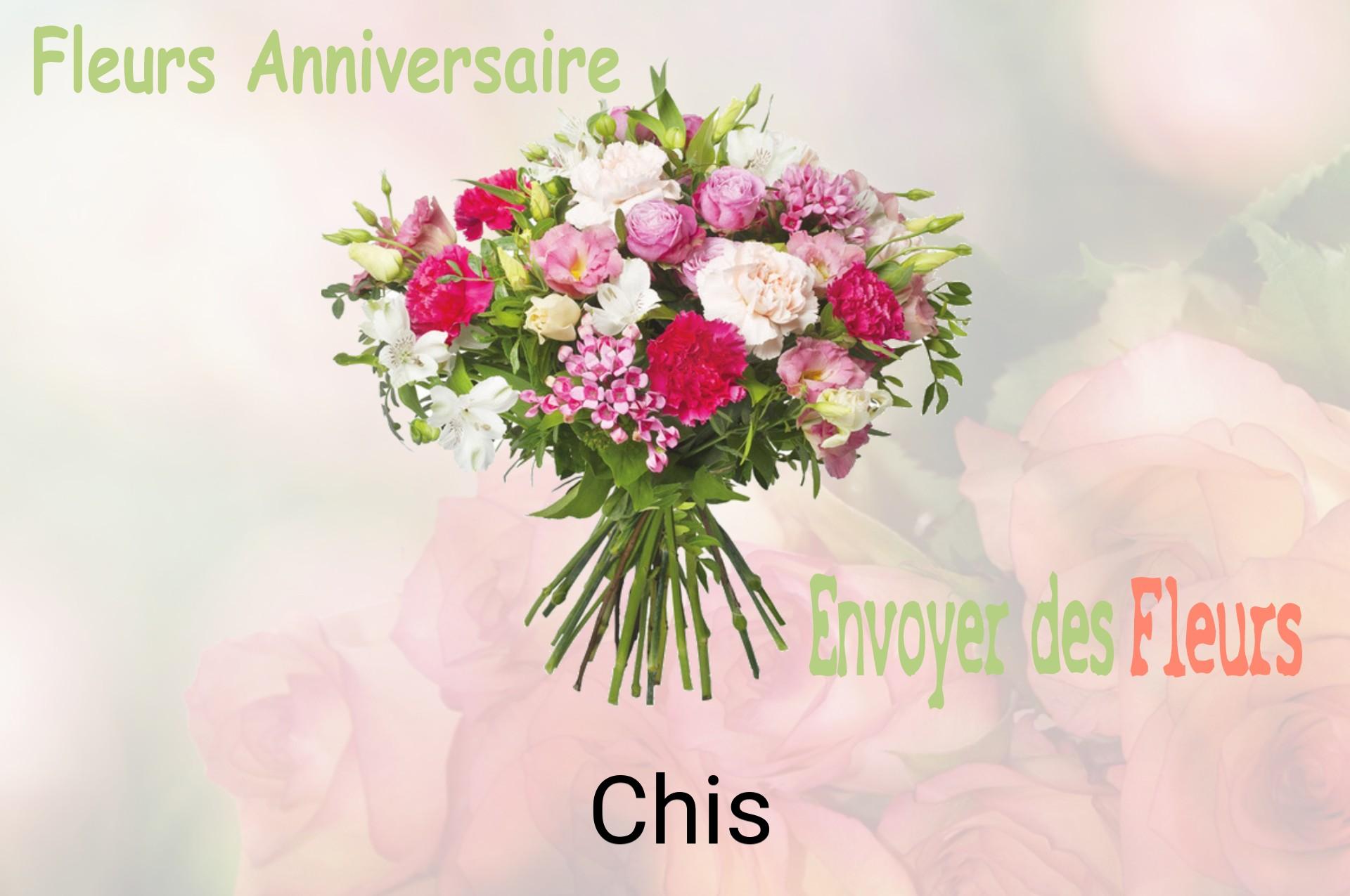 Bouquet de fleurs d’anniversaire livré à Chis